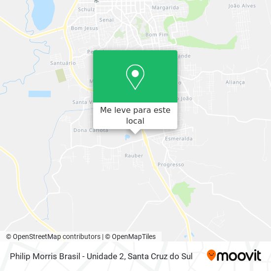 Philip Morris Brasil - Unidade 2 mapa