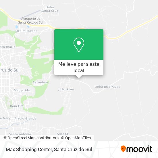 Max Shopping Center mapa