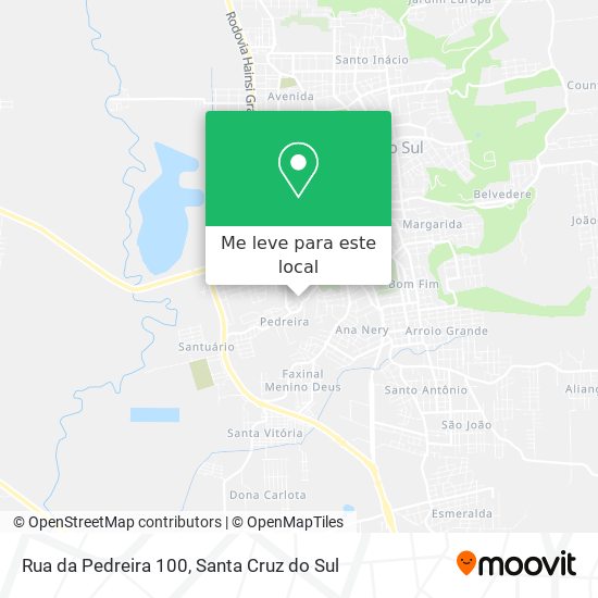Rua da Pedreira 100 mapa