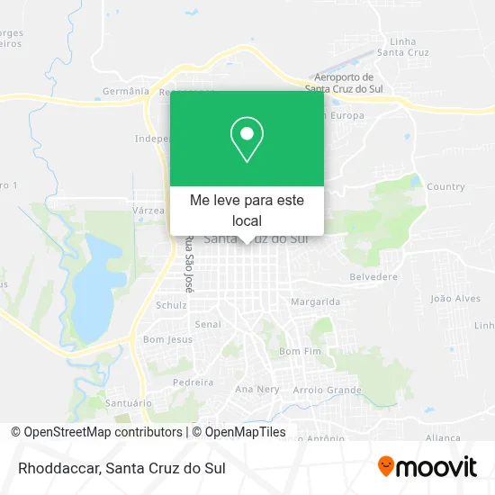 Rhoddaccar mapa