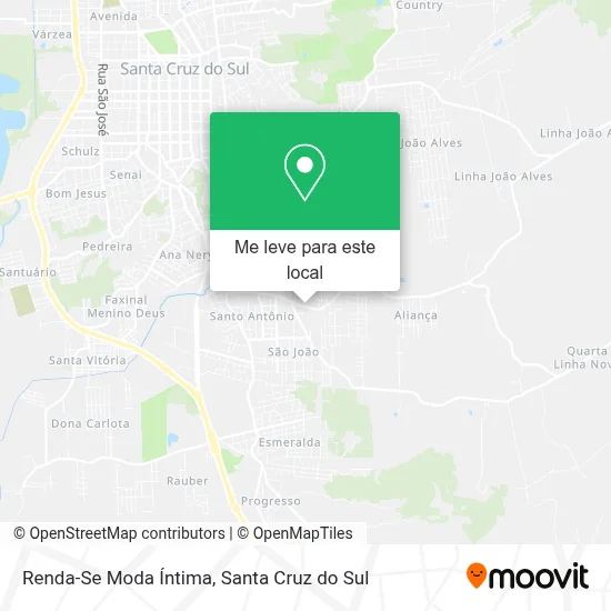Renda-Se Moda Íntima mapa