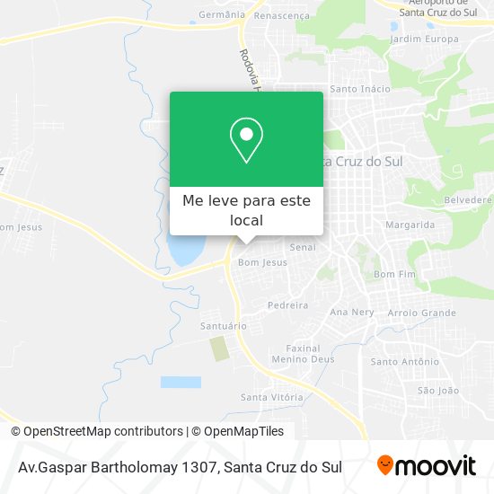 Av.Gaspar Bartholomay 1307 mapa