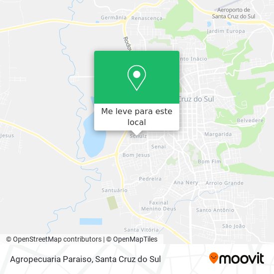 Agropecuaria Paraiso mapa