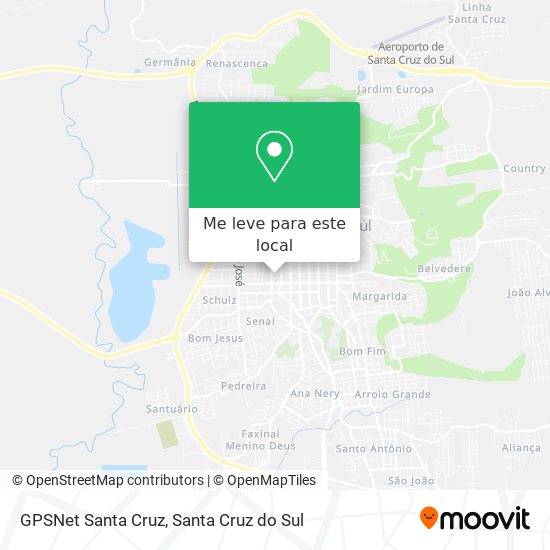 GPSNet Santa Cruz mapa