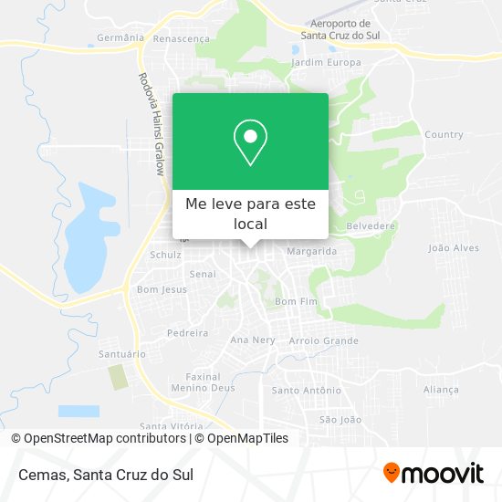 Cemas mapa
