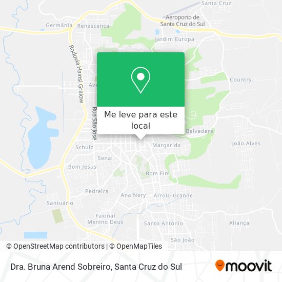 Dra. Bruna Arend Sobreiro mapa