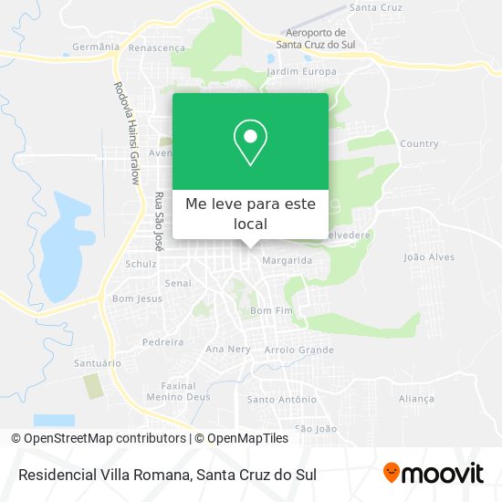 Residencial Villa Romana mapa