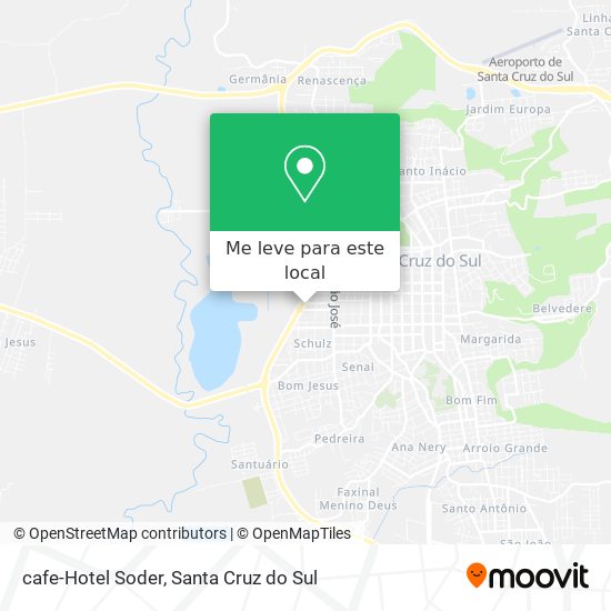 cafe-Hotel Soder mapa