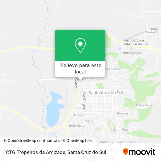 CTG Tropeiros da Amizade mapa