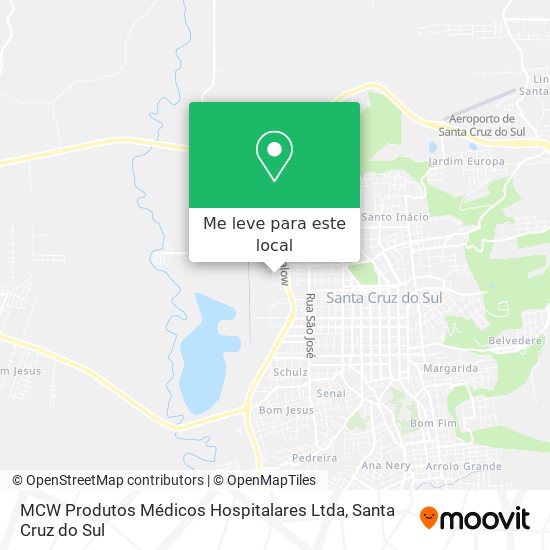 MCW Produtos Médicos Hospitalares Ltda mapa