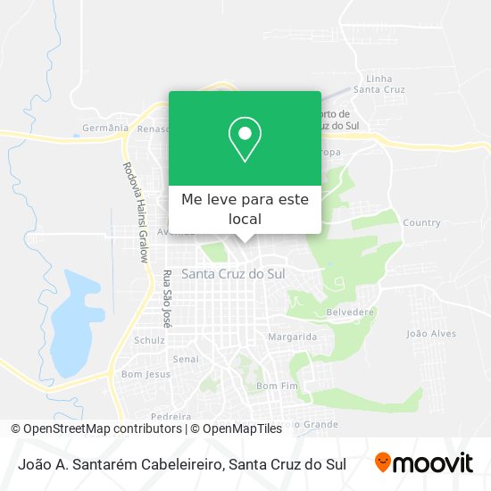 João A. Santarém Cabeleireiro mapa