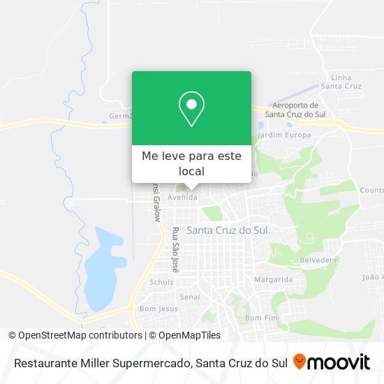 Restaurante Miller Supermercado mapa