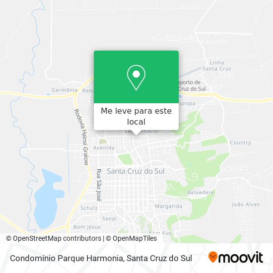Condomínio Parque Harmonia mapa