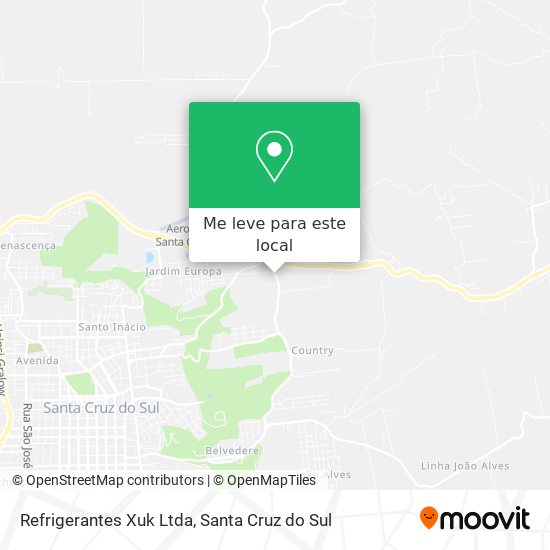 Refrigerantes Xuk Ltda mapa