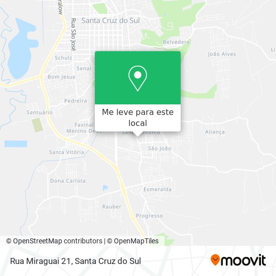 Rua Miraguai 21 mapa