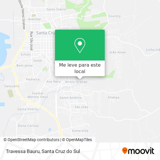 Travessa Bauru mapa