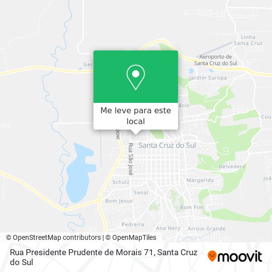 Rua Presidente Prudente de Morais 71 mapa