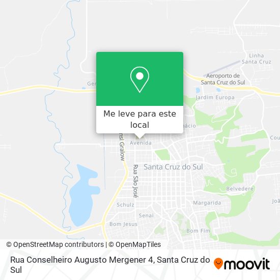 Rua Conselheiro Augusto Mergener 4 mapa