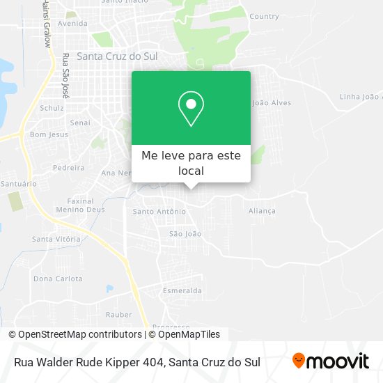 Rua Walder Rude Kipper 404 mapa