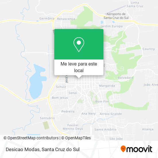 Desicao Modas mapa