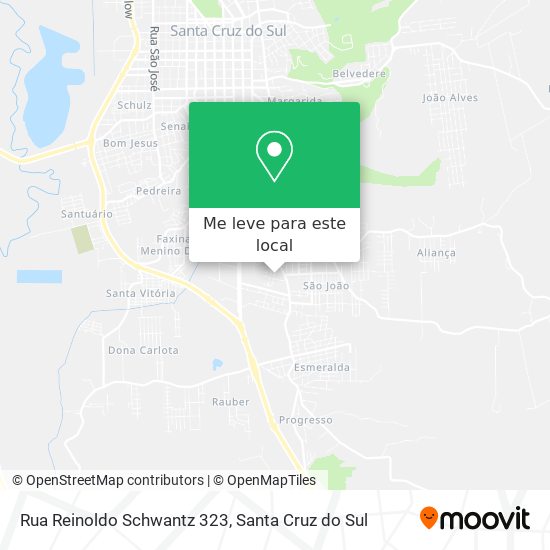 Rua Reinoldo Schwantz 323 mapa