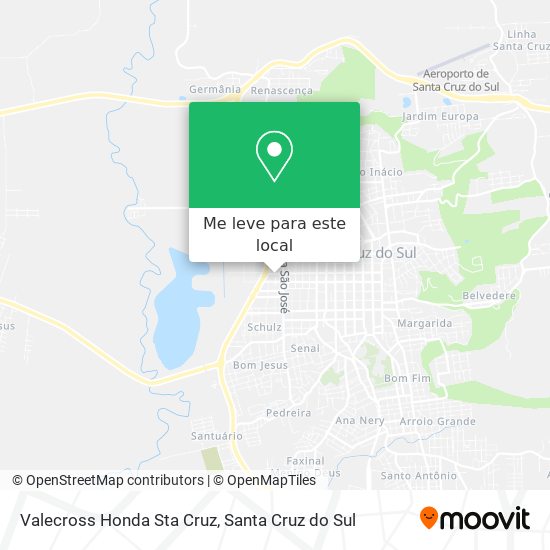 Valecross Honda Sta Cruz mapa
