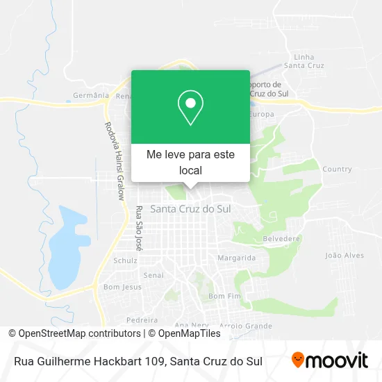 Rua Guilherme Hackbart 109 mapa