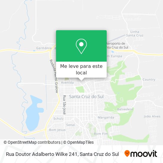 Rua Doutor Adalberto Wilke 241 mapa