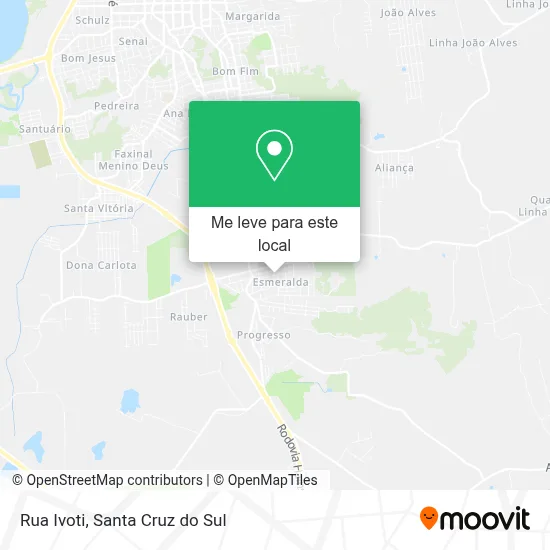 Rua Ivoti mapa