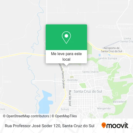 Rua Professor José Soder 120 mapa
