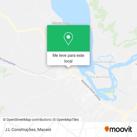 J.L Construções mapa