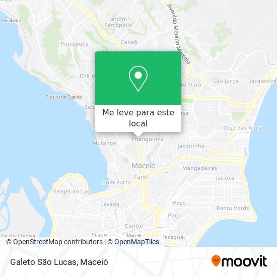 Galeto São Lucas mapa