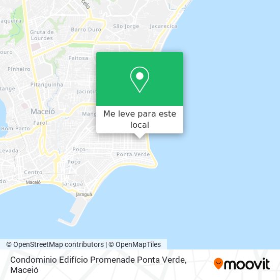 Condominio Edifício Promenade Ponta Verde mapa