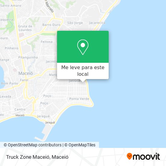 Truck Zone Maceió mapa