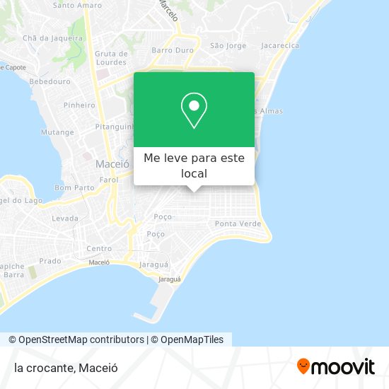 la crocante mapa