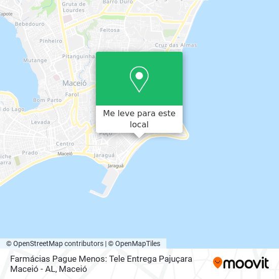 Farmácias Pague Menos: Tele Entrega Pajuçara Maceió - AL mapa