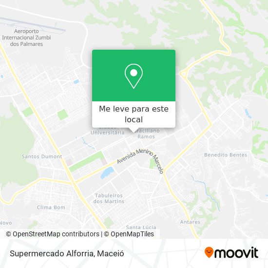 Supermercado Alforria mapa