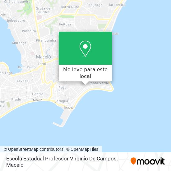 Escola Estadual Professor Virgínio De Campos mapa