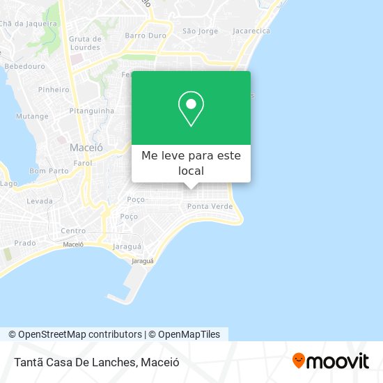 Tantã Casa De Lanches mapa