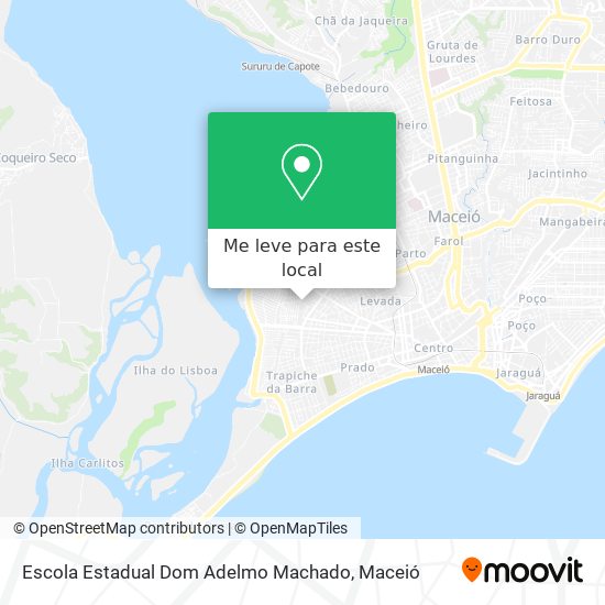 Escola Estadual Dom Adelmo Machado mapa