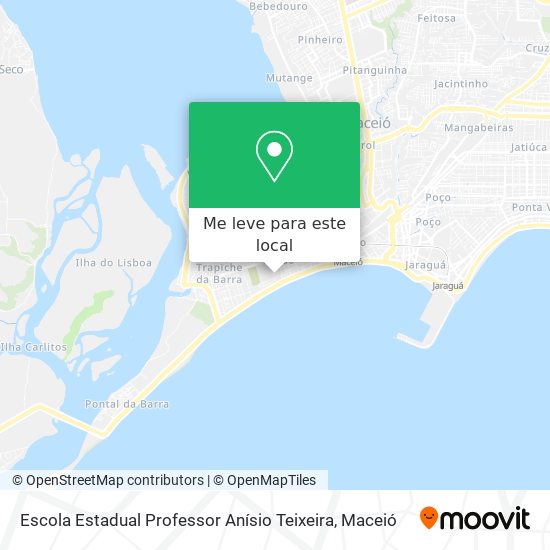 Escola Estadual Professor Anísio Teixeira mapa