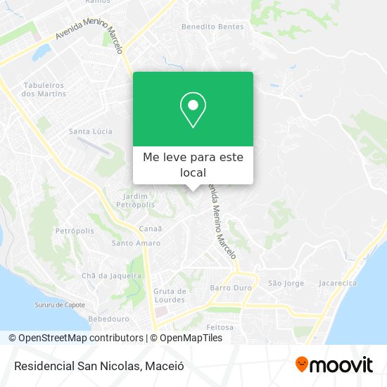 Residencial San Nicolas mapa