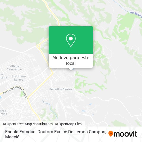 Escola Estadual Doutora Eunice De Lemos Campos mapa