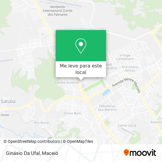 Ginásio Da Ufal mapa