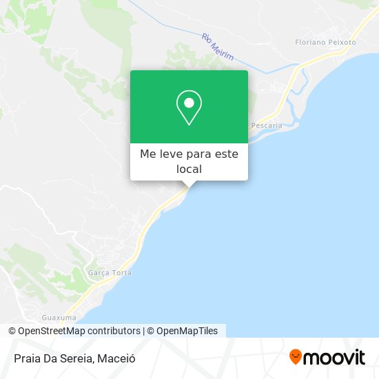 Praia Da Sereia mapa