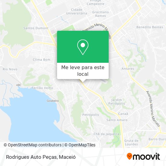 Rodrigues Auto Peças mapa