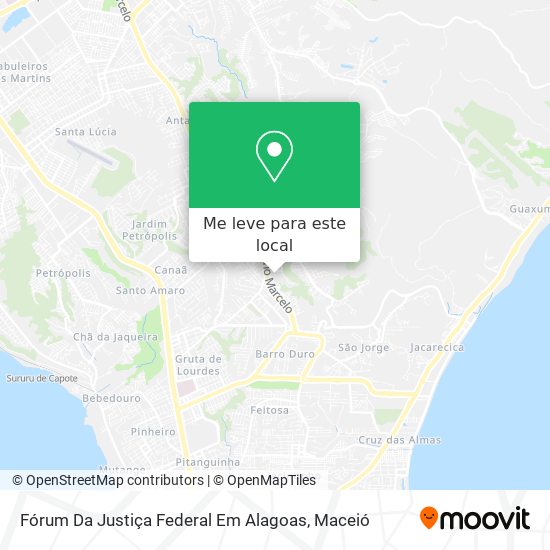 Fórum Da Justiça Federal Em Alagoas mapa