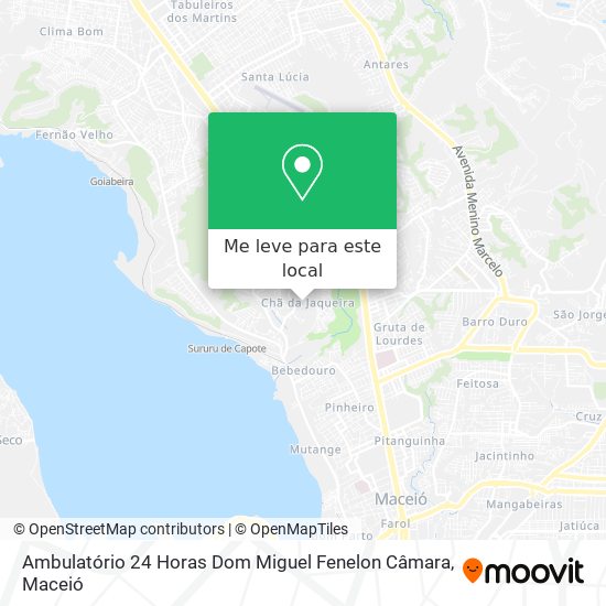 Ambulatório 24 Horas Dom Miguel Fenelon Câmara mapa