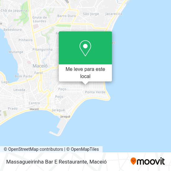 Massagueirinha Bar E Restaurante mapa
