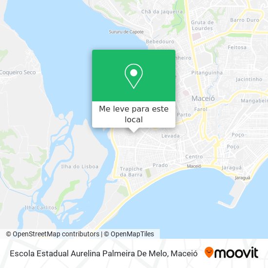 Escola Estadual Aurelina Palmeira De Melo mapa